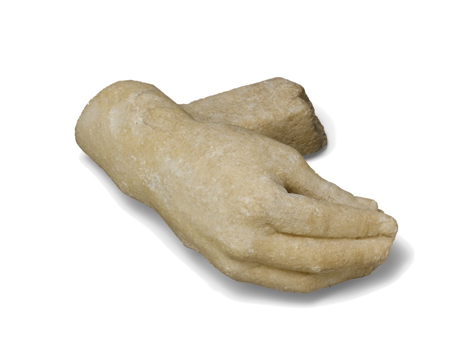 Marble hand